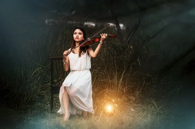 violin, girl, local concert