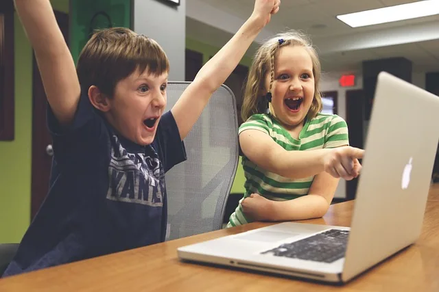 children, complete beginner, interactive games