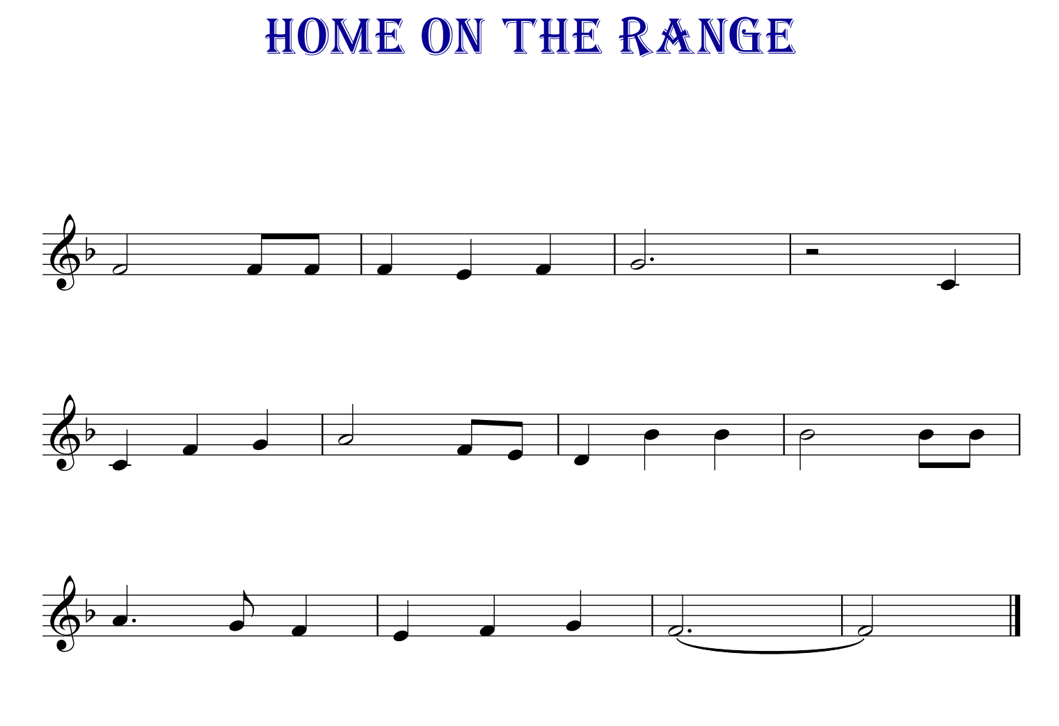Home on the Range page 2 clarinet sheet music