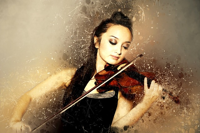 solo violinist, beautiful sound, violin strings